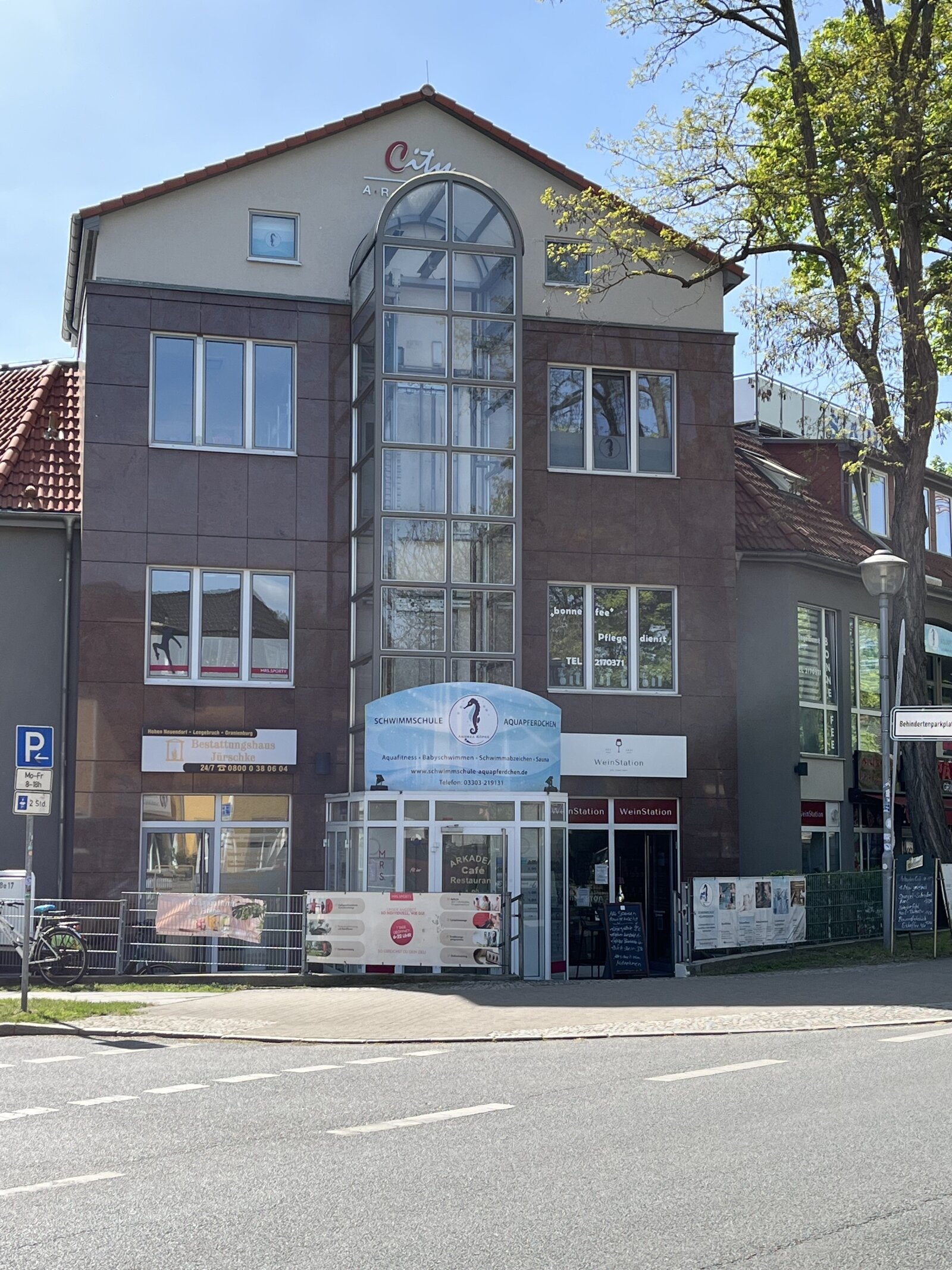 City Arkaden in Hohen Neuendorf, direkt am S-Bahnhhof City Arkaden in Hohen Neuendorf, direkt am S-Bahnhhof